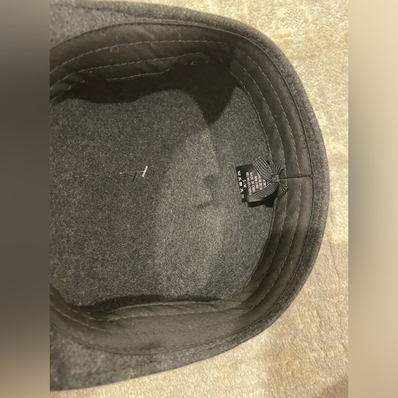 Newsboy Hat Wool S/M Paperboy Golf Gatsby Driver Cabbie Flat Cap Gray NWOT - Picture 3 of 8